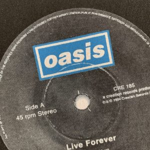 oasis live forever t shirt