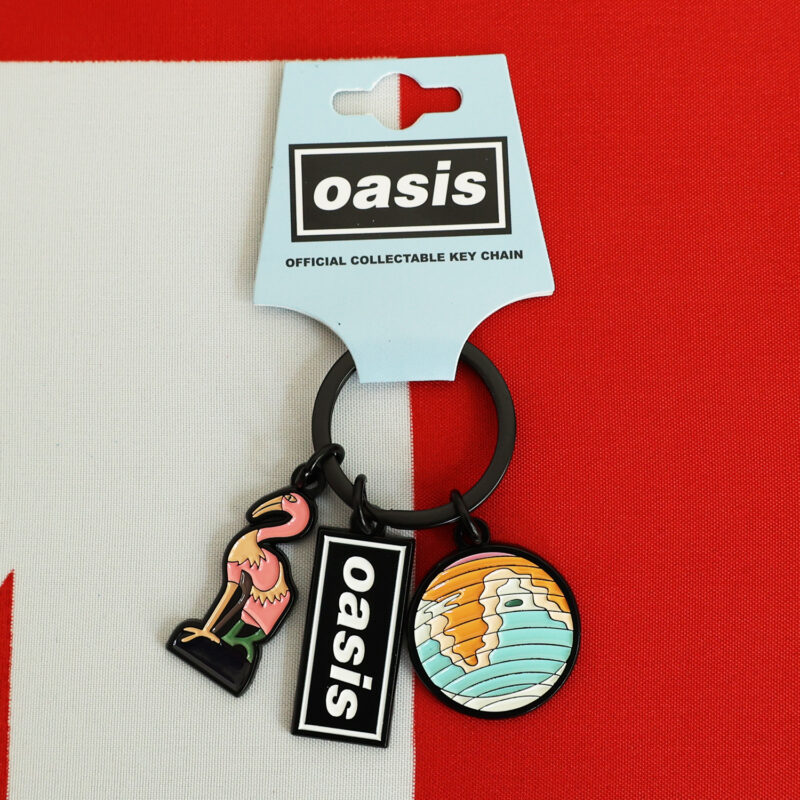 Oasis Definitely Maybe 3 trinkets Metal Keychain [Charms]