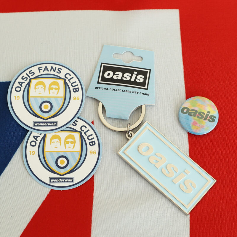 Oasis Decca logo Enamel Metal Keychain [Sky Blue] - Image 4